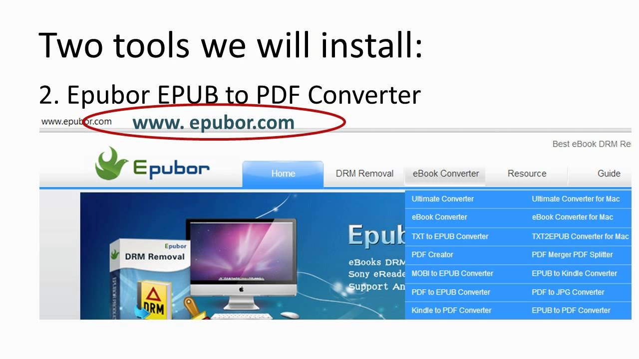 convert epub to pdf for mac